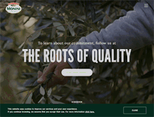 Tablet Screenshot of monini.com